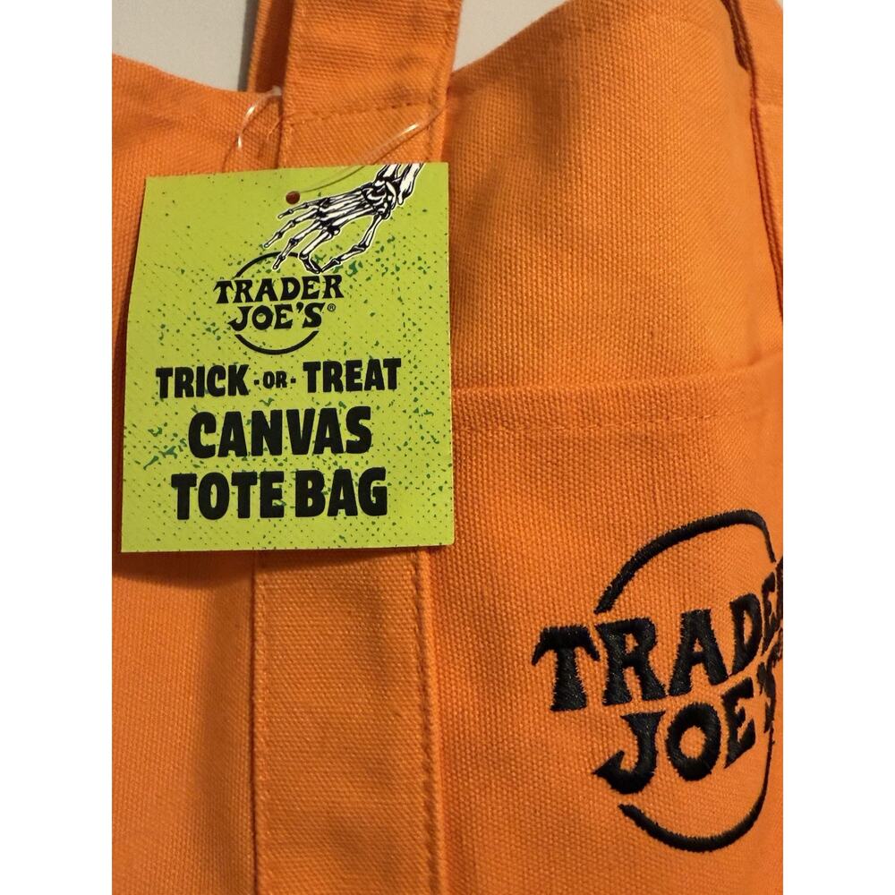Brand New! Trader Joe’s Tote Bag Mini Orange - Picture 6 of 6